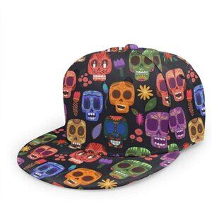 Baseball Cap Men Women Skull Art